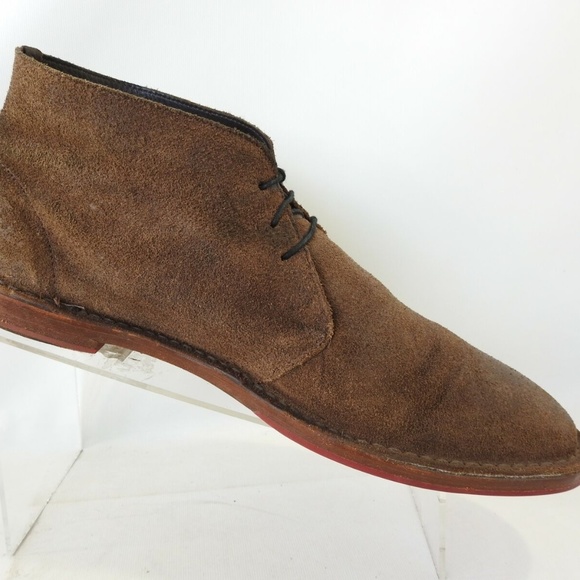 Cole Haan Size 13 M Brown Suede Chukka Mens R3D17
